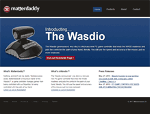 Tablet Screenshot of matterdaddy.com